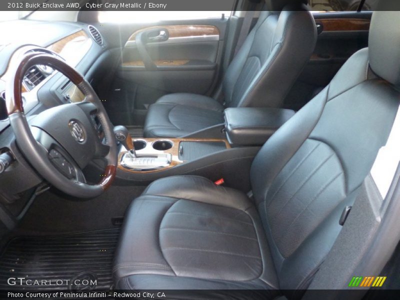 Cyber Gray Metallic / Ebony 2012 Buick Enclave AWD