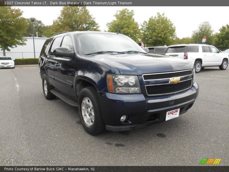Dark Blue Metallic / Dark Titanium/Light Titanium 2007 Chevrolet Tahoe LT