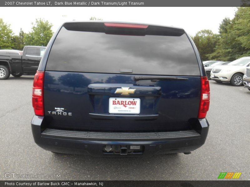 Dark Blue Metallic / Dark Titanium/Light Titanium 2007 Chevrolet Tahoe LT