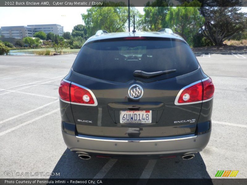 Cyber Gray Metallic / Ebony 2012 Buick Enclave AWD