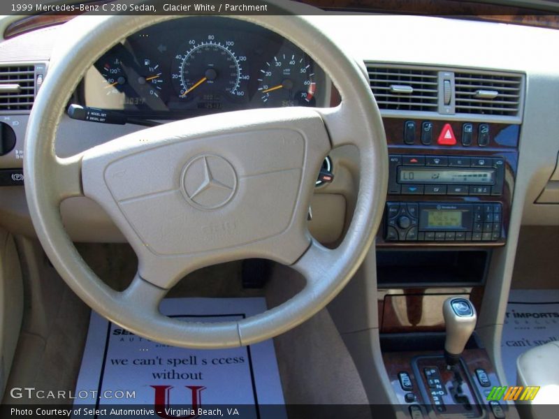 Glacier White / Parchment 1999 Mercedes-Benz C 280 Sedan