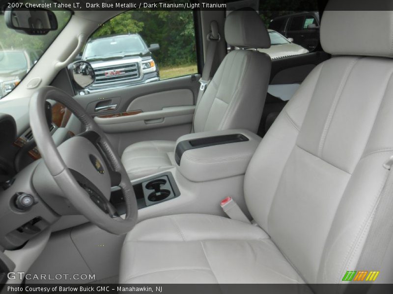 Dark Blue Metallic / Dark Titanium/Light Titanium 2007 Chevrolet Tahoe LT