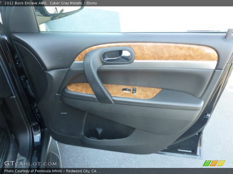 Cyber Gray Metallic / Ebony 2012 Buick Enclave AWD