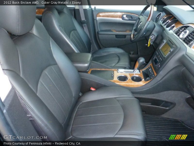 Cyber Gray Metallic / Ebony 2012 Buick Enclave AWD