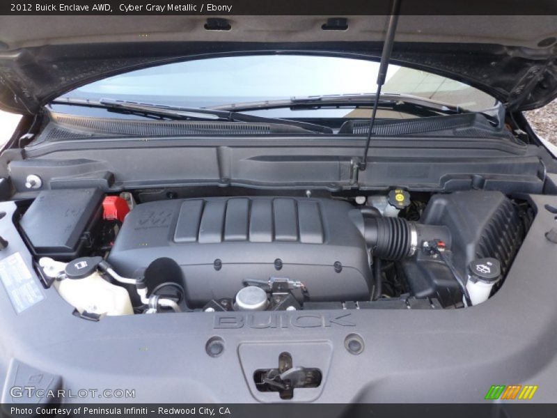 Cyber Gray Metallic / Ebony 2012 Buick Enclave AWD