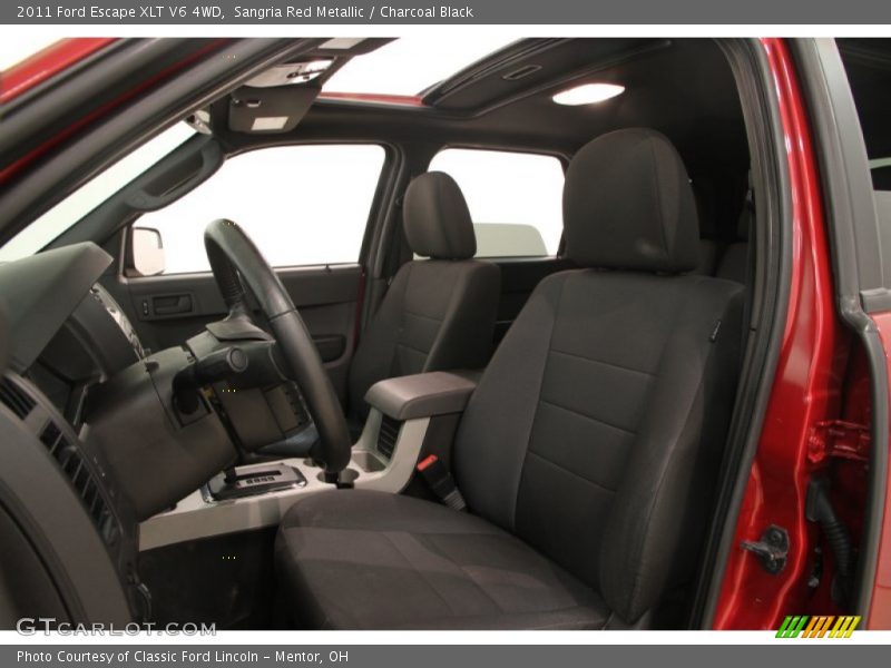 Sangria Red Metallic / Charcoal Black 2011 Ford Escape XLT V6 4WD