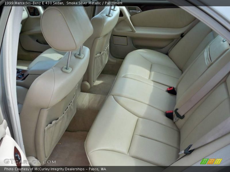 Smoke Silver Metallic / Parchment 1999 Mercedes-Benz E 430 Sedan