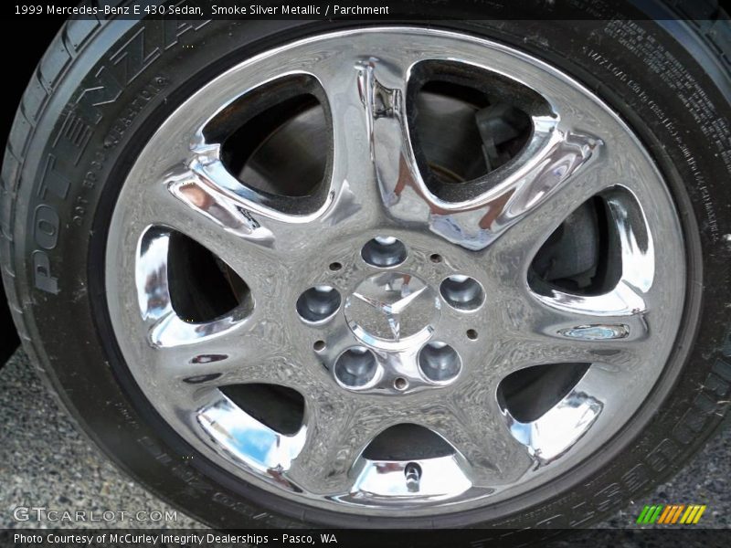 Smoke Silver Metallic / Parchment 1999 Mercedes-Benz E 430 Sedan
