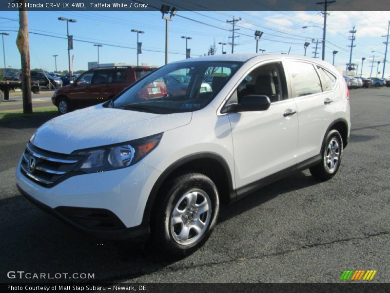 Taffeta White / Gray 2012 Honda CR-V LX 4WD