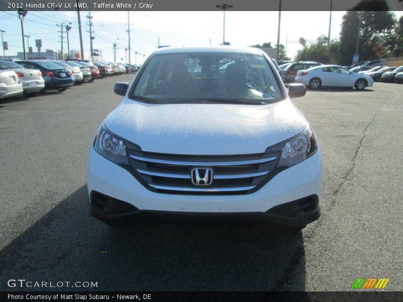 Taffeta White / Gray 2012 Honda CR-V LX 4WD