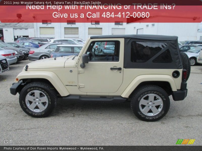 Sahara Tan / Black/Dark Saddle 2011 Jeep Wrangler Sahara 4x4