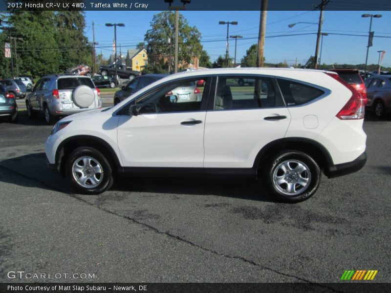 Taffeta White / Gray 2012 Honda CR-V LX 4WD