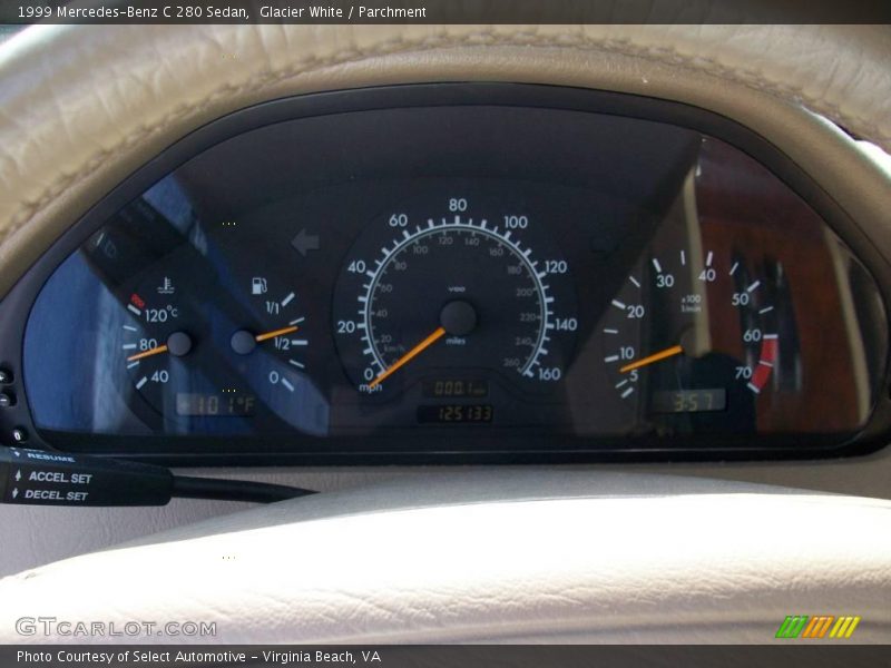 Glacier White / Parchment 1999 Mercedes-Benz C 280 Sedan