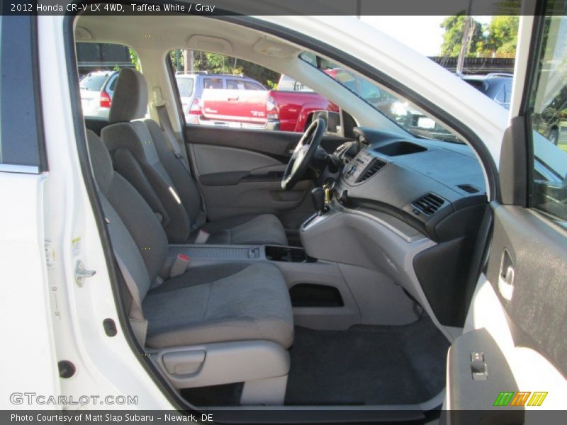 Taffeta White / Gray 2012 Honda CR-V LX 4WD