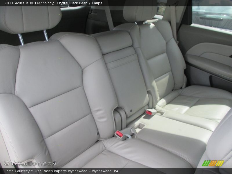 Crystal Black Pearl / Taupe 2011 Acura MDX Technology
