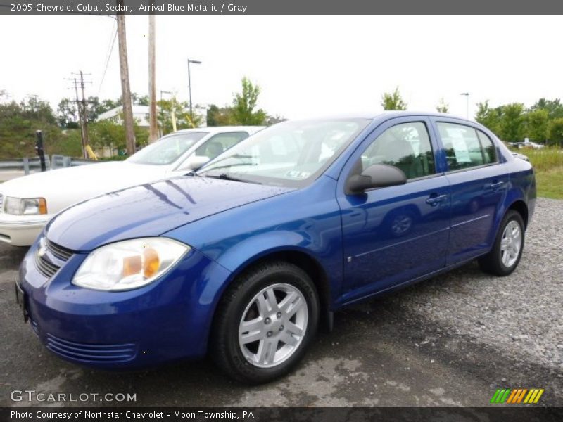 Arrival Blue Metallic / Gray 2005 Chevrolet Cobalt Sedan