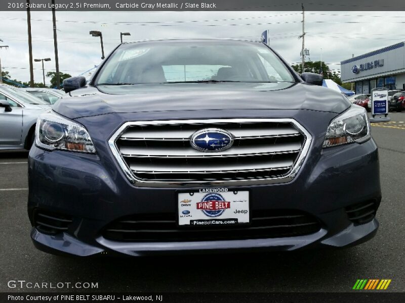 Carbide Gray Metallic / Slate Black 2016 Subaru Legacy 2.5i Premium