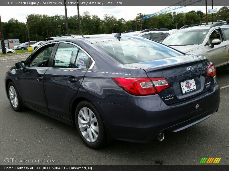 Carbide Gray Metallic / Slate Black 2016 Subaru Legacy 2.5i Premium