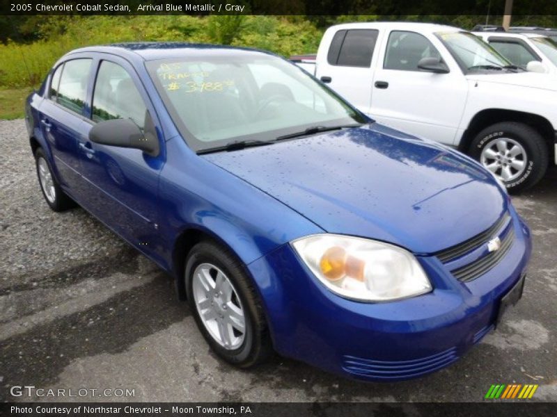 Arrival Blue Metallic / Gray 2005 Chevrolet Cobalt Sedan
