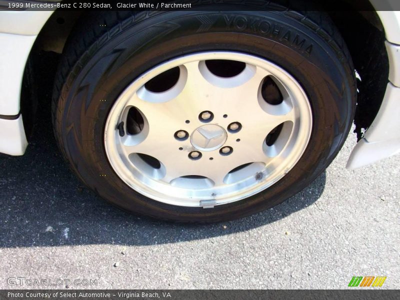 Glacier White / Parchment 1999 Mercedes-Benz C 280 Sedan
