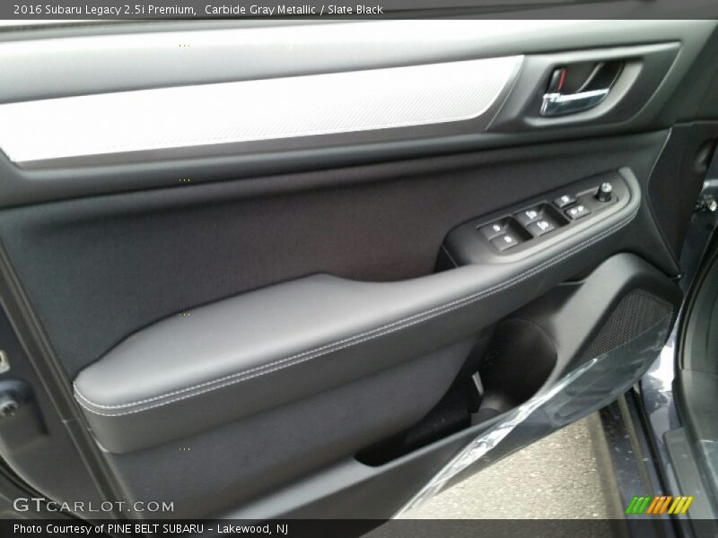Carbide Gray Metallic / Slate Black 2016 Subaru Legacy 2.5i Premium