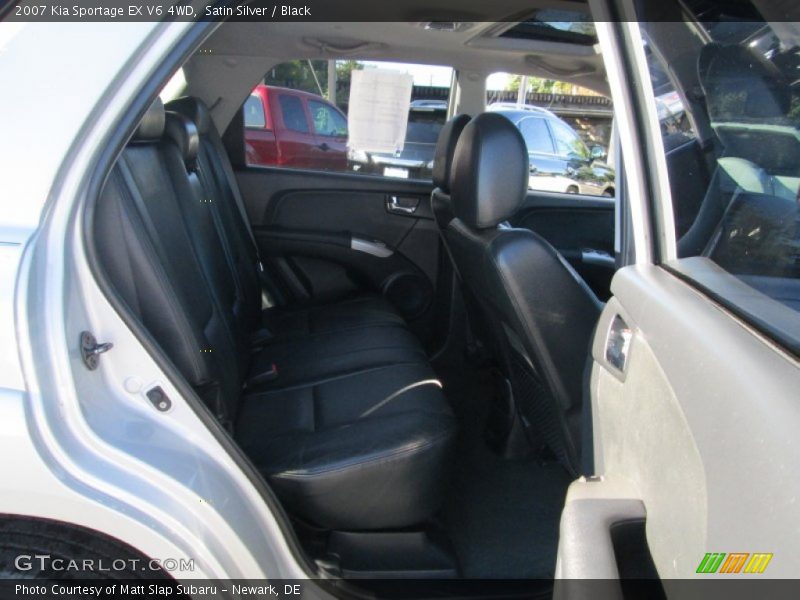Satin Silver / Black 2007 Kia Sportage EX V6 4WD