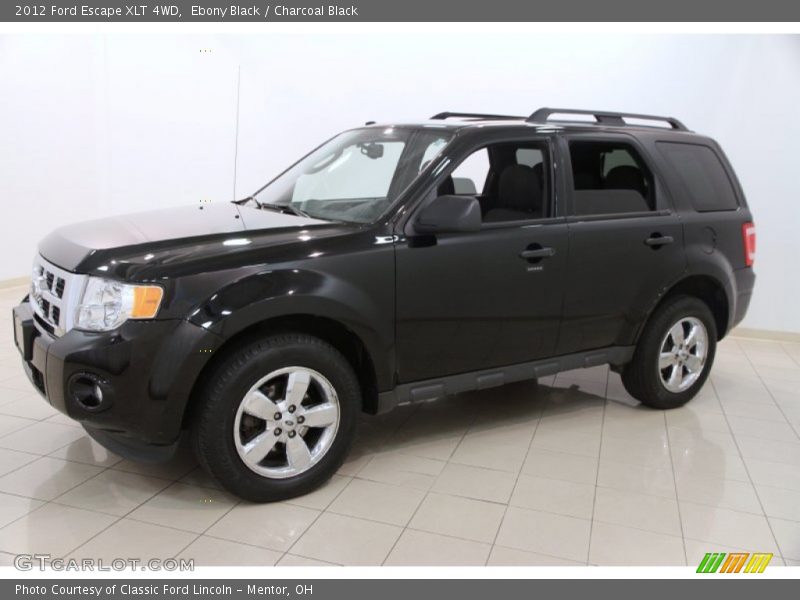 Ebony Black / Charcoal Black 2012 Ford Escape XLT 4WD