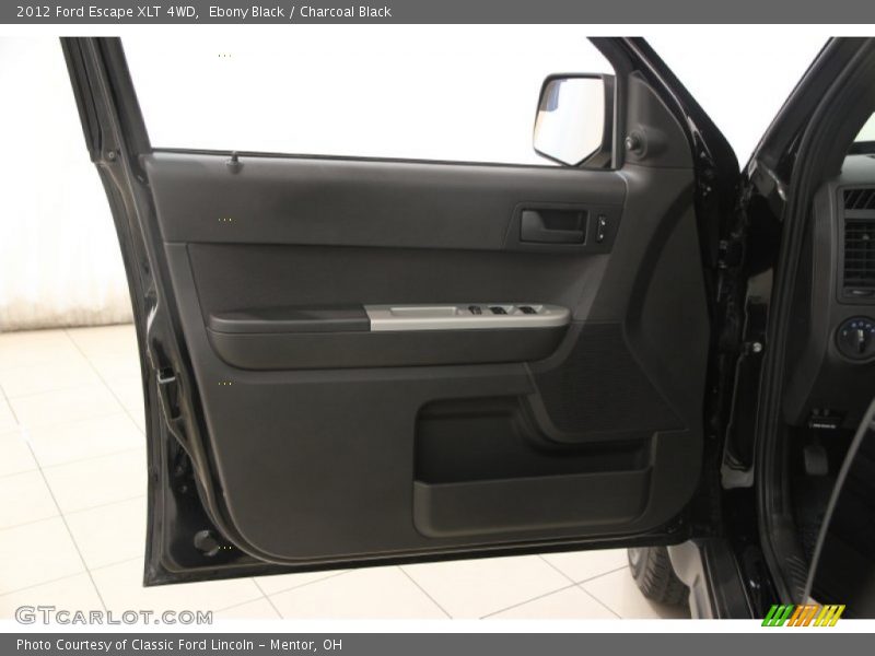 Ebony Black / Charcoal Black 2012 Ford Escape XLT 4WD