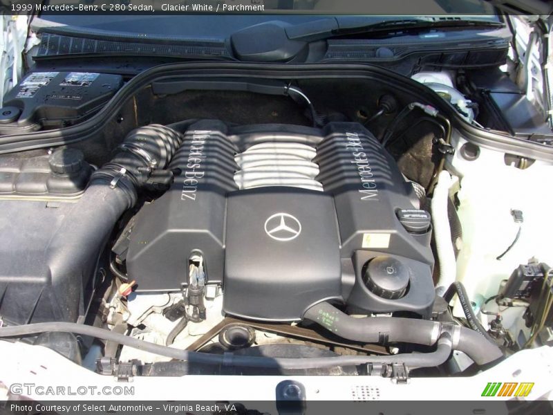 Glacier White / Parchment 1999 Mercedes-Benz C 280 Sedan