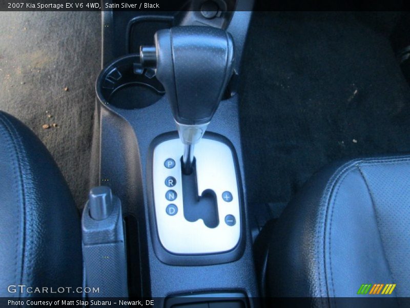 Satin Silver / Black 2007 Kia Sportage EX V6 4WD
