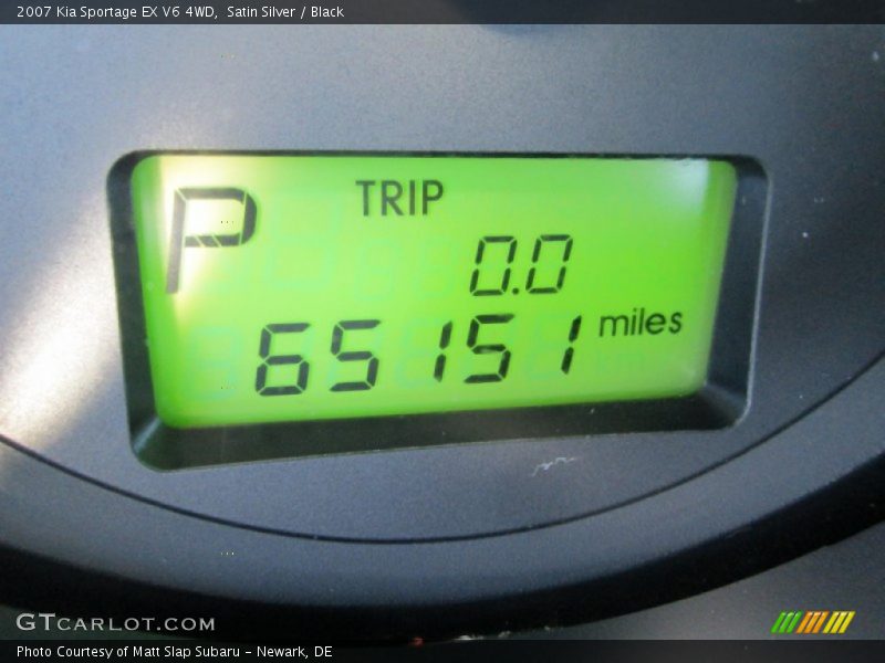 Satin Silver / Black 2007 Kia Sportage EX V6 4WD
