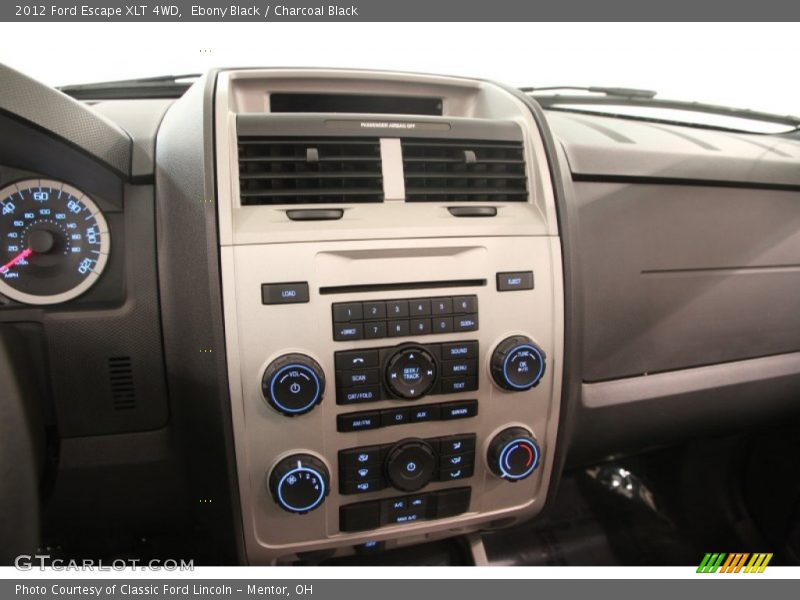Ebony Black / Charcoal Black 2012 Ford Escape XLT 4WD