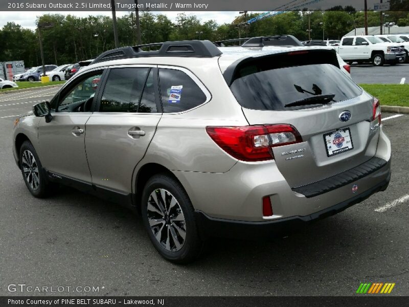 Tungsten Metallic / Warm Ivory 2016 Subaru Outback 2.5i Limited