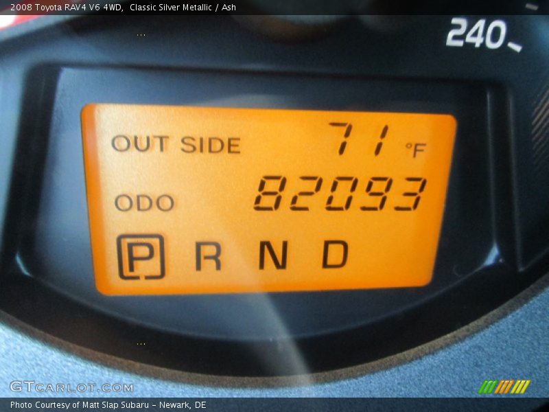 Classic Silver Metallic / Ash 2008 Toyota RAV4 V6 4WD
