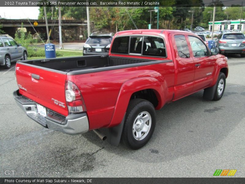 Barcelona Red Metallic / Graphite 2012 Toyota Tacoma V6 SR5 Prerunner Access cab