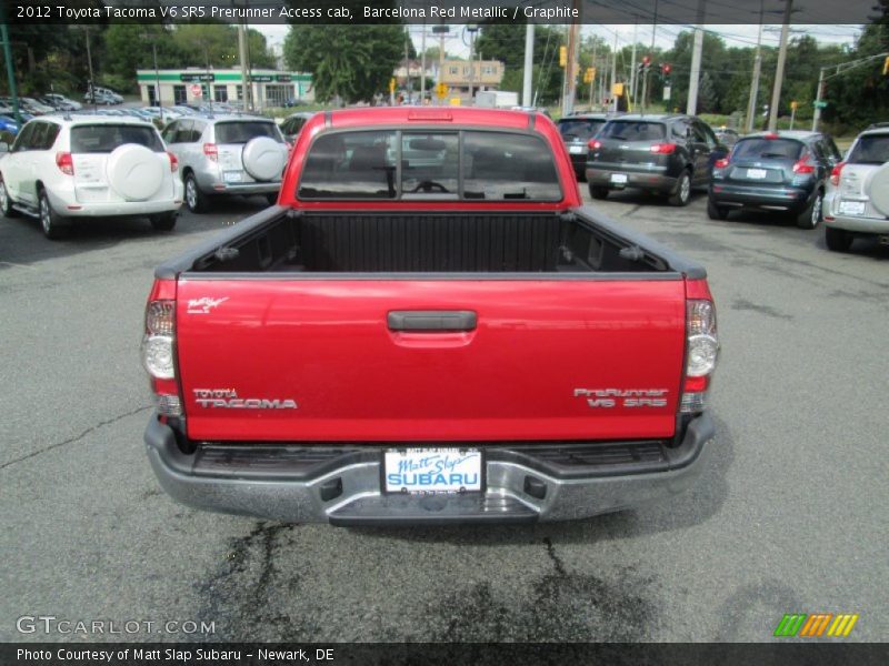 Barcelona Red Metallic / Graphite 2012 Toyota Tacoma V6 SR5 Prerunner Access cab