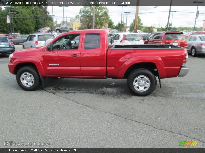 Barcelona Red Metallic / Graphite 2012 Toyota Tacoma V6 SR5 Prerunner Access cab