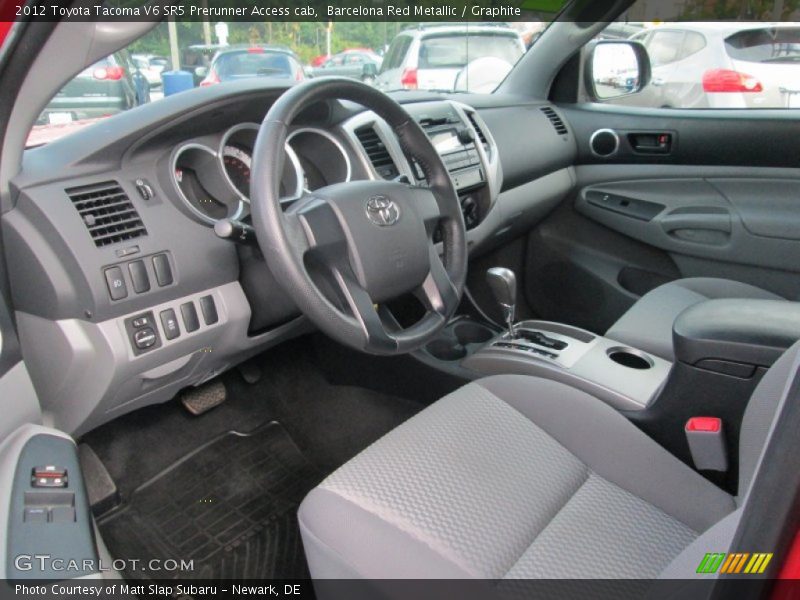  2012 Tacoma V6 SR5 Prerunner Access cab Graphite Interior