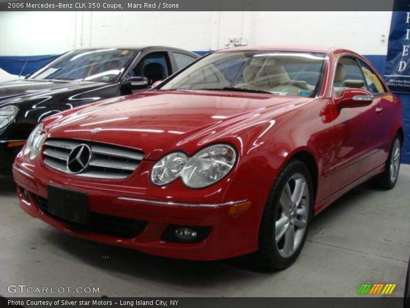 Mars Red / Stone 2006 Mercedes-Benz CLK 350 Coupe