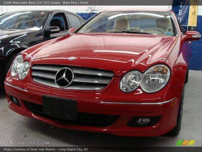 Mars Red / Stone 2006 Mercedes-Benz CLK 350 Coupe