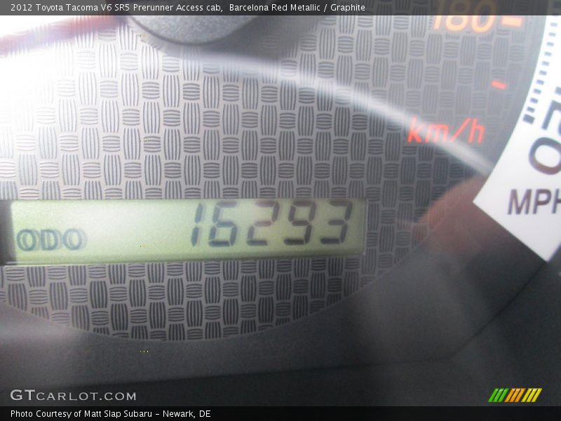 Barcelona Red Metallic / Graphite 2012 Toyota Tacoma V6 SR5 Prerunner Access cab