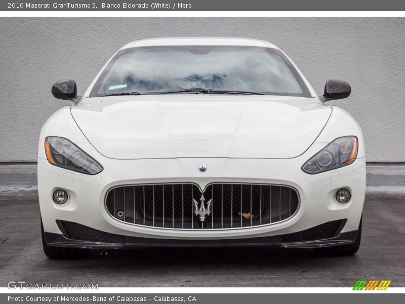 Bianco Eldorado (White) / Nero 2010 Maserati GranTurismo S