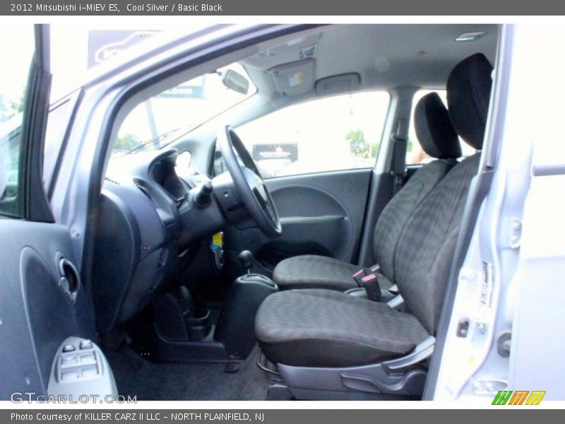 Front Seat of 2012 i-MiEV ES