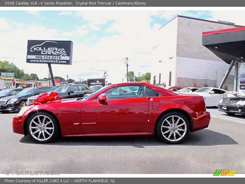 Crystal Red Tintcoat / Cashmere/Ebony 2008 Cadillac XLR -V Series Roadster