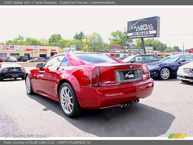 Crystal Red Tintcoat / Cashmere/Ebony 2008 Cadillac XLR -V Series Roadster
