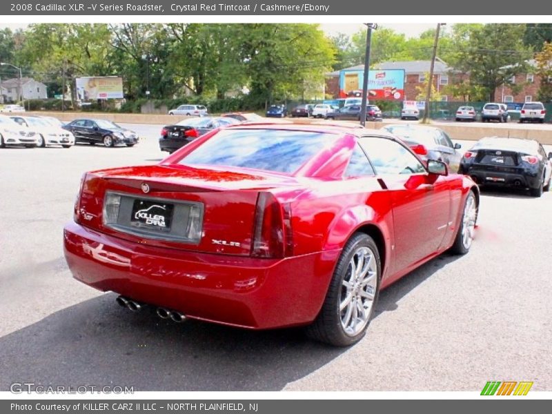 Crystal Red Tintcoat / Cashmere/Ebony 2008 Cadillac XLR -V Series Roadster