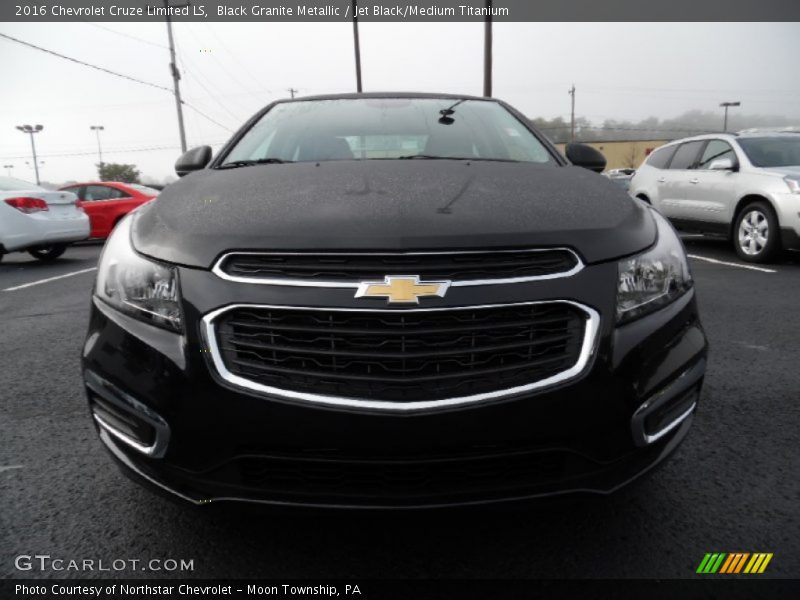 Black Granite Metallic / Jet Black/Medium Titanium 2016 Chevrolet Cruze Limited LS