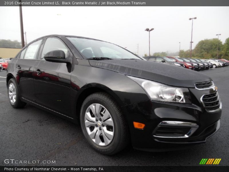 Black Granite Metallic / Jet Black/Medium Titanium 2016 Chevrolet Cruze Limited LS