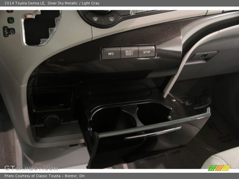Silver Sky Metallic / Light Gray 2014 Toyota Sienna LE
