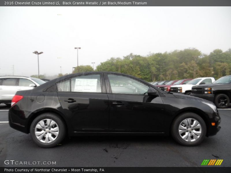 Black Granite Metallic / Jet Black/Medium Titanium 2016 Chevrolet Cruze Limited LS